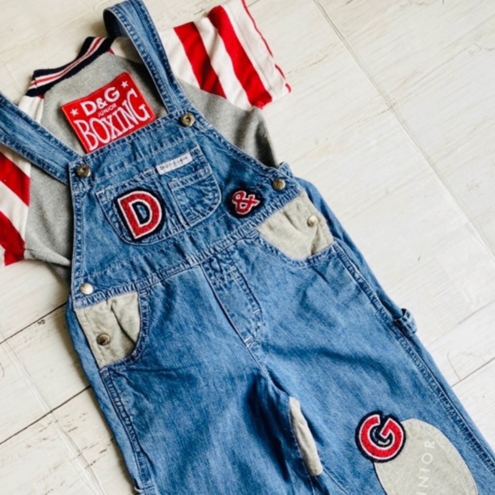 D&G Junior Denim Overalls
